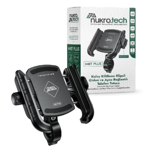 Nukrotech MRT PLUS Klipsli Motosiklet Telefon Tutucu