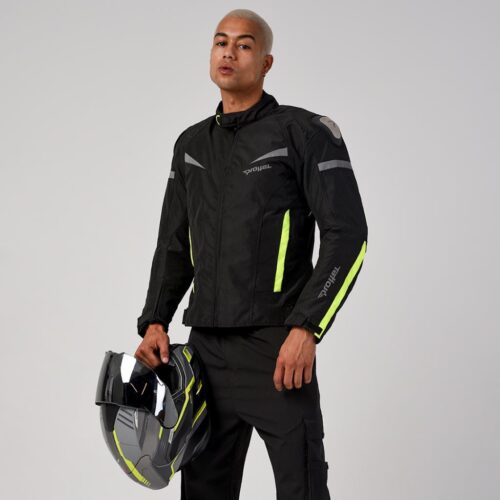 PROHEL Colombia Motosiklet Montu – Siyah / Neon Sarı - Ride4Moto