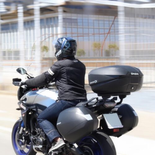 Shad SH58X Arka Çanta Siyah Carbon (Genişleyebilen Model) - Ride4Moto