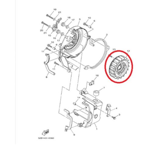 Yamaha Delight 115 Fan 52BE26110000 - Ride4Moto