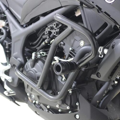 Yamaha MT-25 2015-2025 Uyumlu GP Kompozit Motor Koruma Demiri Siyah - Ride4Moto