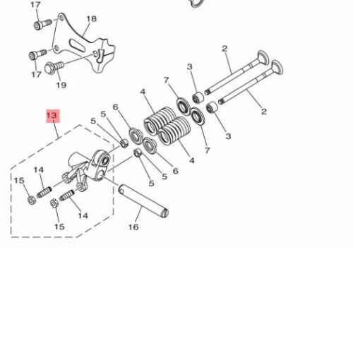 Yamaha Nmax Egzoz Subap Piyanosu 2DPE21600100 - Ride4Moto