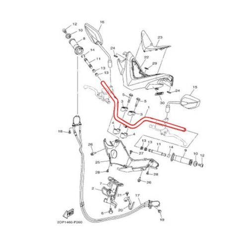 Yamaha Nmax Gidon 2DPF61100000 - Ride4Moto