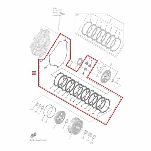 Yamaha R7 Debriyaj Kiti BEBW001G0100 (2022-2024) - Ride4Moto