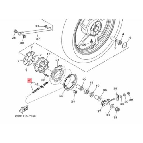 Yamaha YS 125 Zincir - 2SBF53C00000 (2017) - Ride4Moto