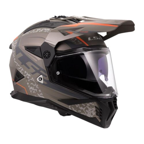 LS2 Pioneer 2 Devor Kum Rengi Enduro Kask - Ride4Moto