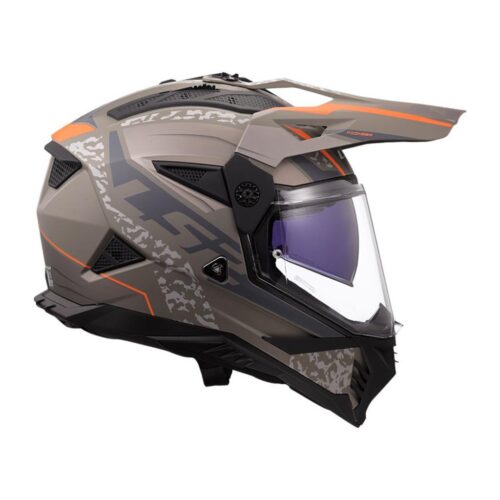 LS2 Pioneer 2 Devor Kum Rengi Enduro Kask - Ride4Moto