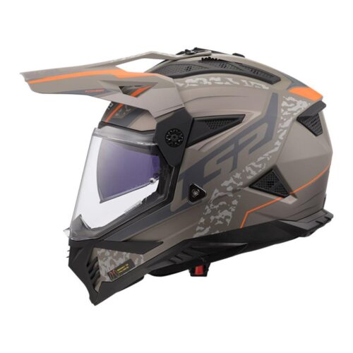 LS2 Pioneer 2 Devor Kum Rengi Enduro Kask - Ride4Moto