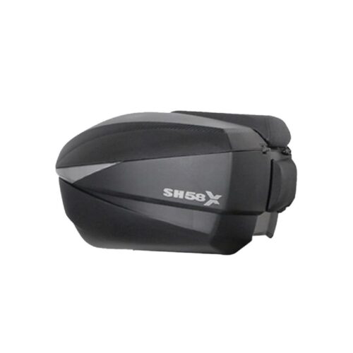 Shad SH58X Arka Çanta Siyah Carbon ve Sırt Dayama Pedi - Ride4Moto