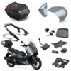 Yamaha XMAX 250 Ceramic Gray Arka Çanta Seti Anahtarsız 45 LT (2025) - BMEF840E1100 - Ride4Moto