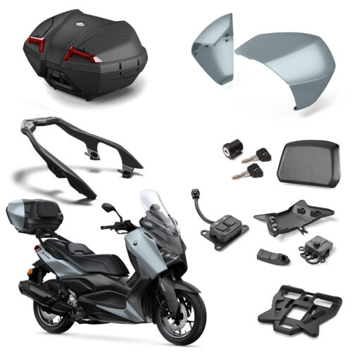 Yamaha XMAX 250 Ceramic Gray Arka Çanta Seti Anahtarsız 45 LT (2025) - BMEF840E1100