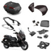 Yamaha XMAX 250 Dark Magma Arka Çanta Seti Anahtarsız 45 LT (2025) - BMEF840E1100 - Ride4Moto