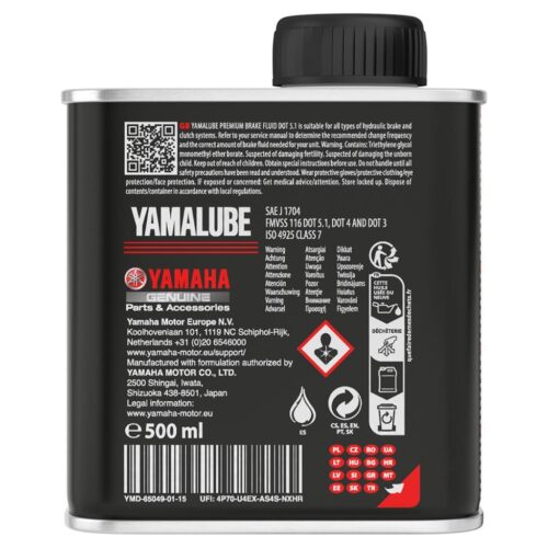 Yamaha Yamalube Fren Hidroliği DOT 5.1 0.5 L - YMD650490115 - Ride4Moto