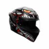 AGV K1 S Lyzard Mat Siyah-Gri-Kırmızı Kask - Ride4Moto