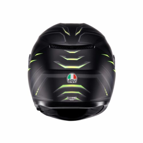 AGV K3 Syth Mat Siyah-Sarı Fluo Kask - Ride4Moto