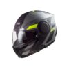 Ls2 Scope Max Mat Siyah-Neon Sarı Çene Açılır Kask - Ride4Moto