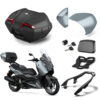 Yamaha XMAX 250 Ceramic Gray Arka Çanta Seti 45 LT (2023–2025) – BBWF840E1200 - Ride4Moto