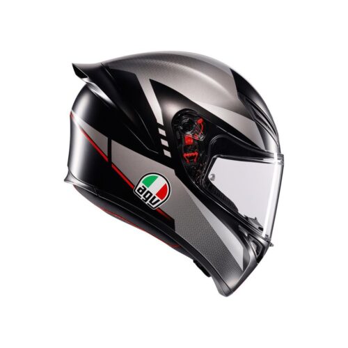 Agv k1 s lap matt black grey red kapalı kask - ride4moto Agv K1 S Lap Matt Black Grey Red Kapalı Kask - Ride4Moto