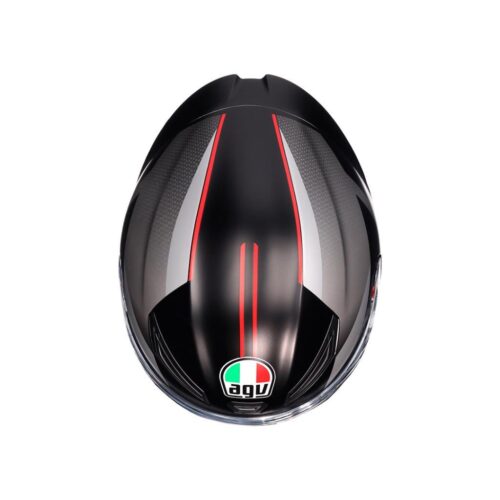 Agv k1 s lap matt black grey red kapalı kask - ride4moto Agv K1 S Lap Matt Black Grey Red Kapalı Kask - Ride4Moto