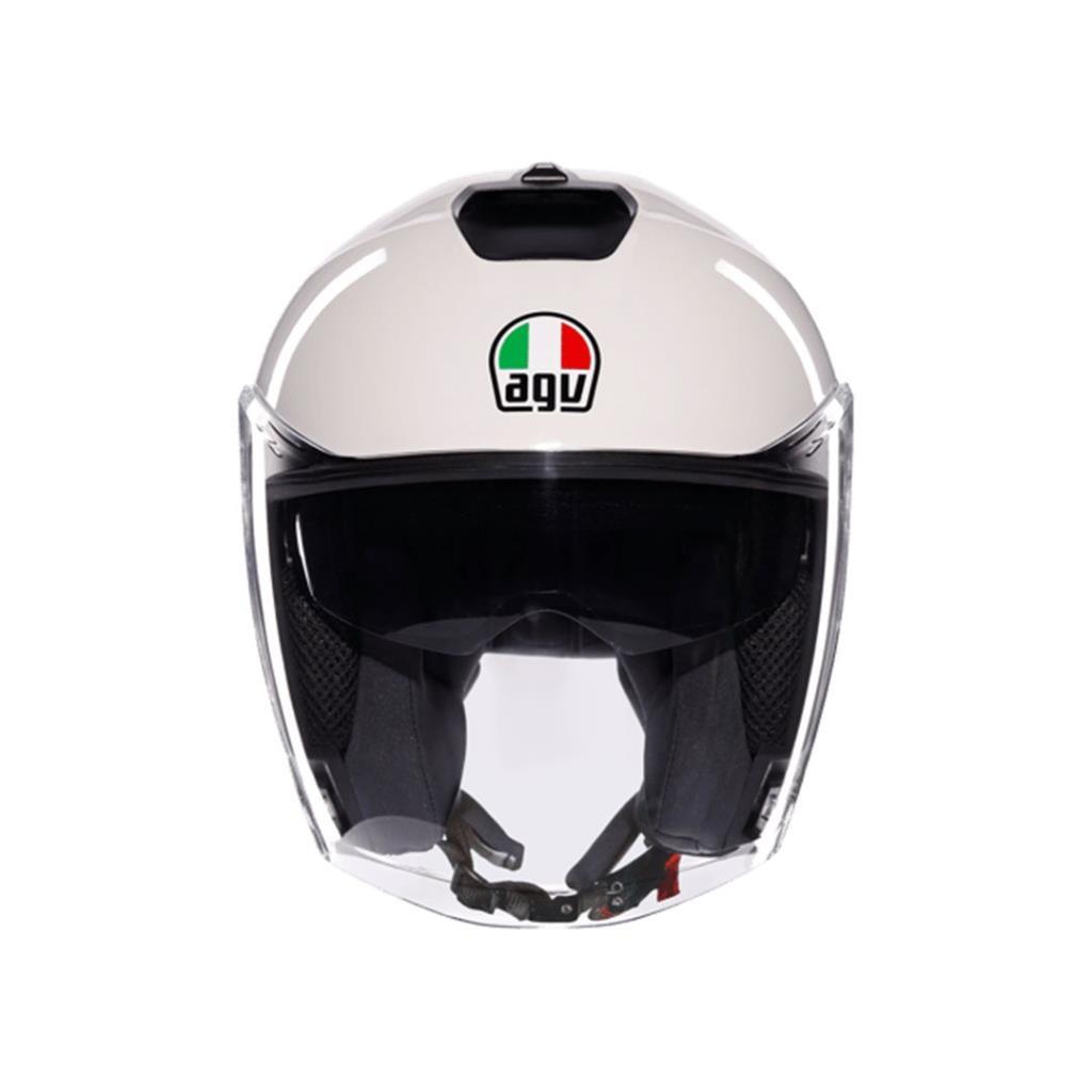 Agv i̇rides mono materia white configuration yarım kask - ride4moto Agv İrides Mono Materia White Configuration Yarım Kask