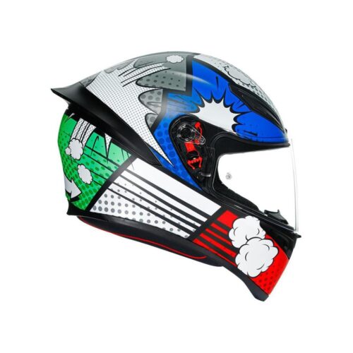 Agv K1 Multi Bang Matt Italy Blue Kapalı Motosiklet Kaskı - Ride4Moto