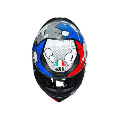 Agv K1 Multi Bang Matt Italy Blue Kapalı Motosiklet Kaskı - Ride4Moto