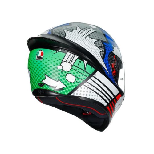 Agv K1 Multi Bang Matt Italy Blue Kapalı Motosiklet Kaskı - Ride4Moto