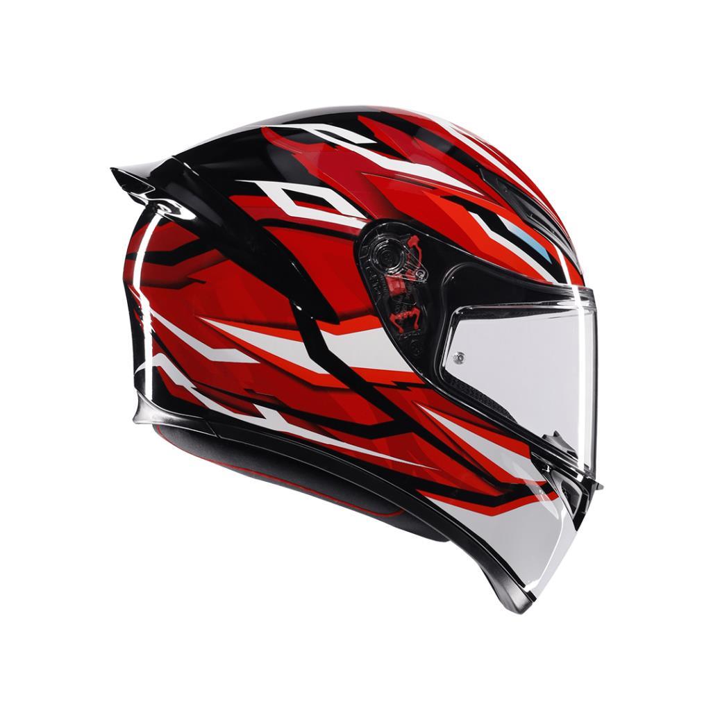 Agv k1 s lion black red white configuration kapalı kask - ride4moto Agv K1 S Lion Black Red White Configuration Kapalı Kask - Görsel 3