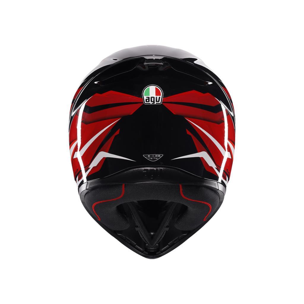 Agv k1 s lion black red white configuration kapalı kask - ride4moto Agv K1 S Lion Black Red White Configuration Kapalı Kask - Görsel 4