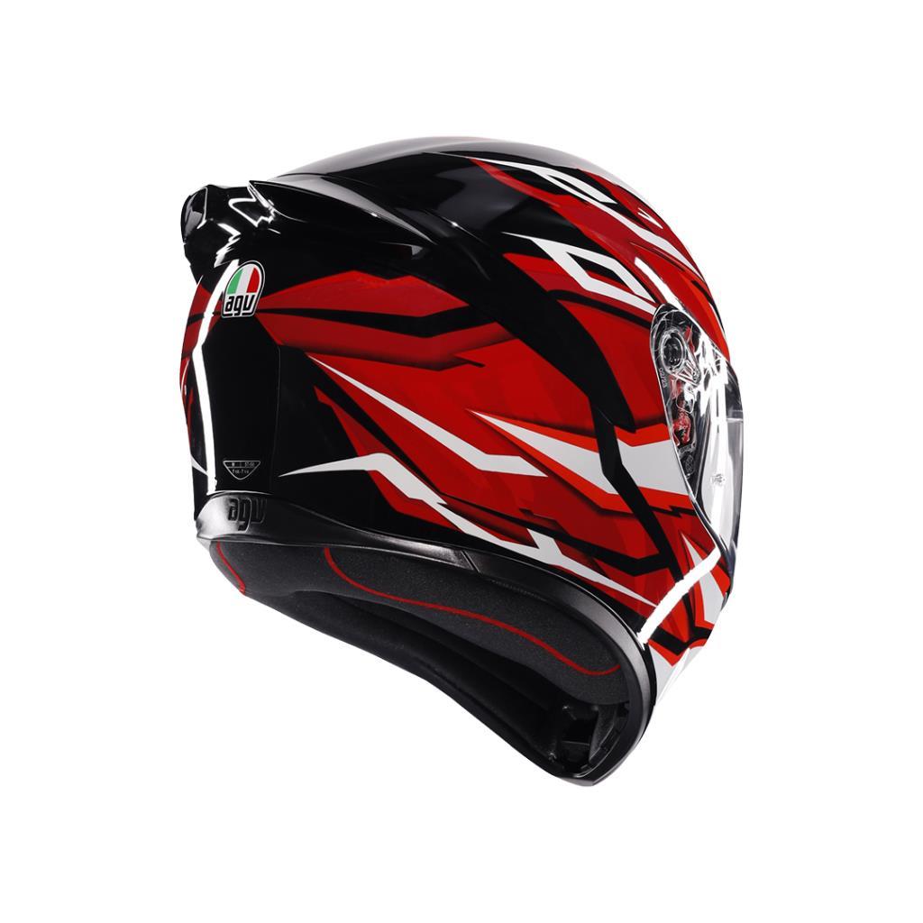 Agv k1 s lion black red white configuration kapalı kask - ride4moto Agv K1 S Lion Black Red White Configuration Kapalı Kask - Görsel 7