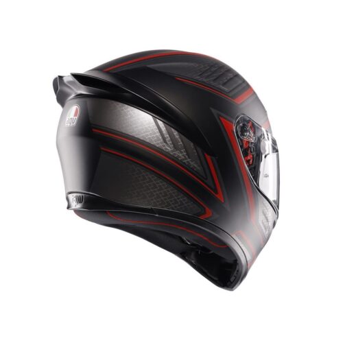 Agv k1 s sling matt black red kapalı kask - ride4moto Agv K1 S Sling Matt Black Red Kapalı Kask - Ride4Moto