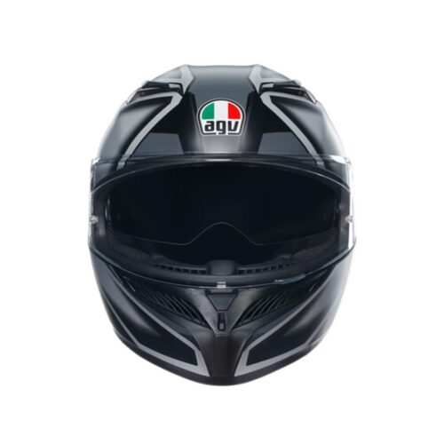Agv k3 compound matt black grey kapalı kask - ride4moto Agv K3 Compound Matt Black Grey Kapalı Kask - Ride4Moto