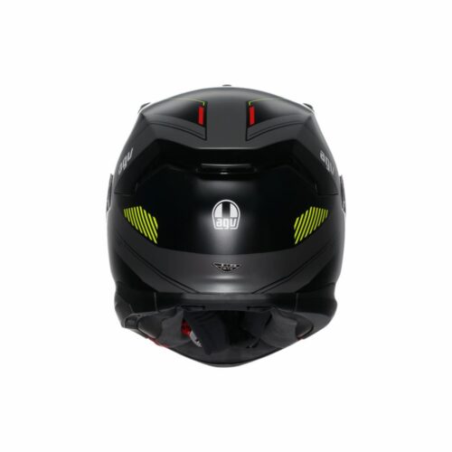 AGV K7 Kyber Matt Grey Yellow Fluo Kapalı Kask - Ride4Moto