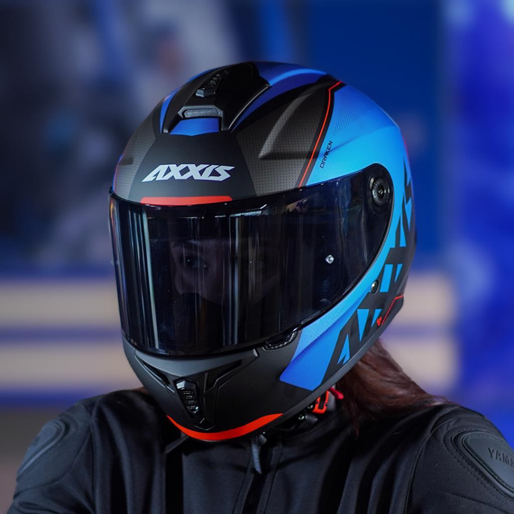 Axxis draken s kask - mat mavi-siyah - ride4moto Axxis Draken S Kask - Mat Mavi-Siyah - Görsel 5