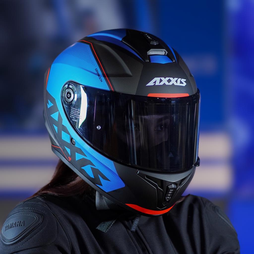 Axxis draken s kask - mat mavi-siyah - ride4moto Axxis Draken S Kask - Mat Mavi-Siyah - Görsel 6
