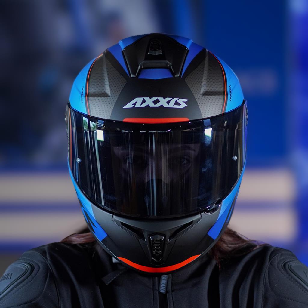 Axxis draken s kask - mat mavi-siyah - ride4moto Axxis Draken S Kask - Mat Mavi-Siyah - Görsel 9