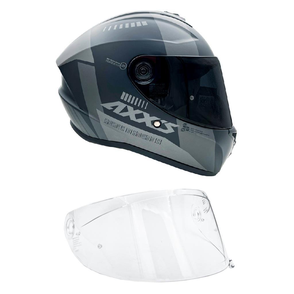 Axxis draken s kask - mat siyah-gri - ride4moto Axxis Draken S Kask - Mat Siyah-Gri - Görsel 11