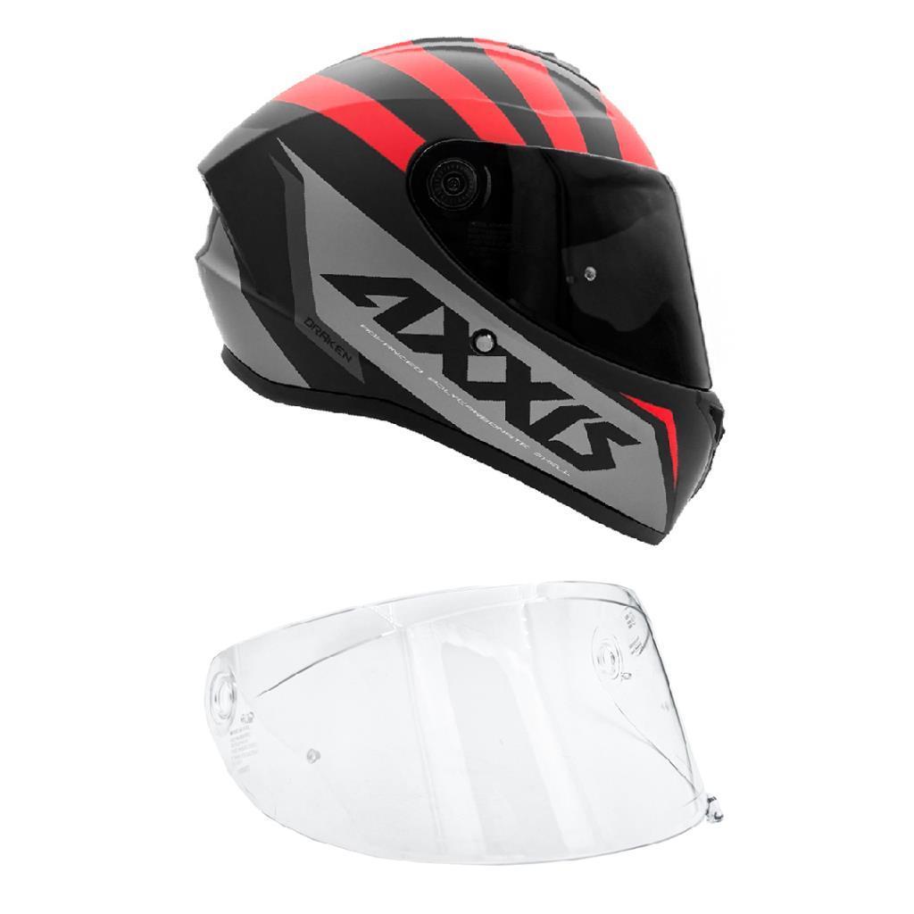 Axxis draken s kask - premier b5 mat kırmızı-gri - ride4moto Axxis Draken S Kask - Premier B5 Mat Kırmızı-Gri - Görsel 11