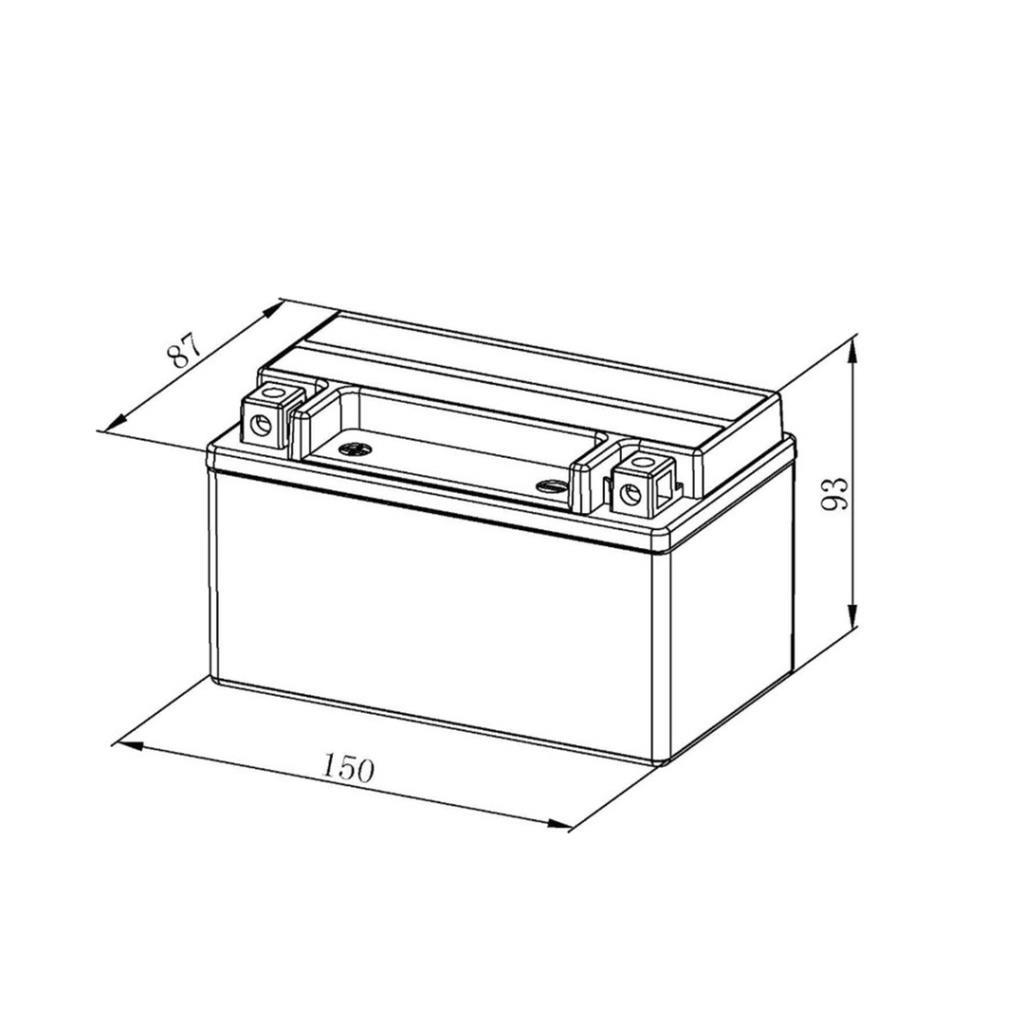 Bosch fa108 ytx7a-bs agm motosiklet aküsü - 12v 6ah 100a - ride4moto Bosch FA108 YTX7A-BS AGM Motosiklet Aküsü - 12V 6Ah 100A - Görsel 2