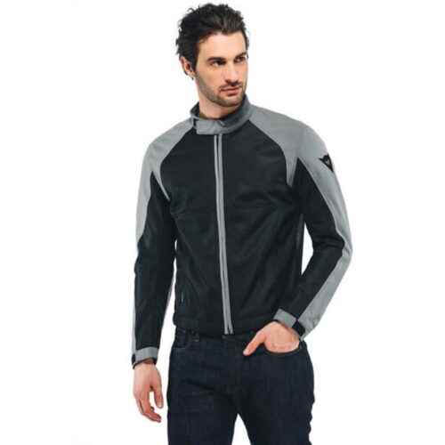 Dainese Sevilla Air Black Charcoal Gray Tekstil Motosiklet Montu - Ride4Moto