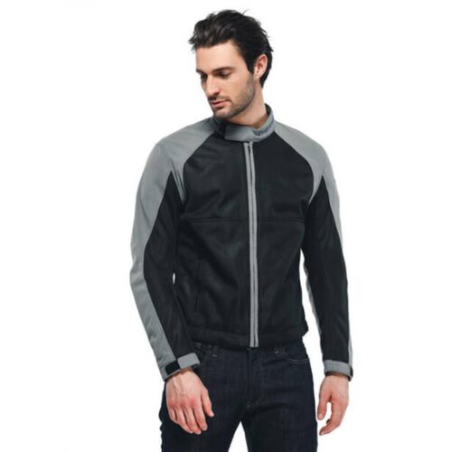 Dainese Sevilla Air Black Charcoal Gray Tekstil Motosiklet Montu - Ride4Moto