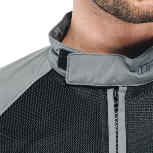 Dainese Sevilla Air Black Charcoal Gray Tekstil Motosiklet Montu - Ride4Moto