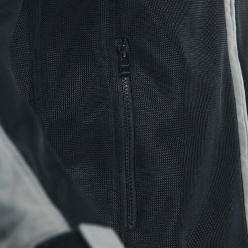 Dainese Sevilla Air Black Charcoal Gray Tekstil Motosiklet Montu - Ride4Moto