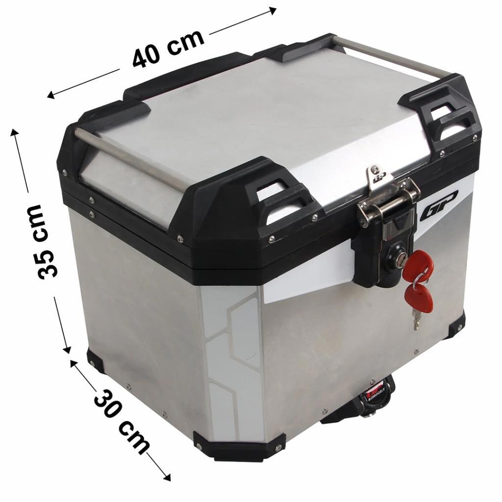 Gp kompozit 37 lt alüminyum topcase (arka çanta) gri - ride4moto GP Kompozit 37 LT Alüminyum Topcase (Arka Çanta) Gri - Görsel 2