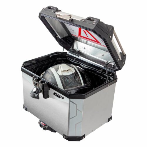Gp kompozit 37 lt alüminyum topcase (arka çanta) gri - ride4moto GP Kompozit 37 LT Alüminyum Topcase (Arka Çanta) Gri - Ride4Moto