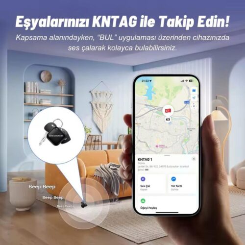Knmaster kntag 1 apple ve android uyumlu akıllı takip cihazı - ride4moto KNMASTER KNTAG 1 Apple ve Android Uyumlu Akıllı Takip Cihazı - Ride4Moto
