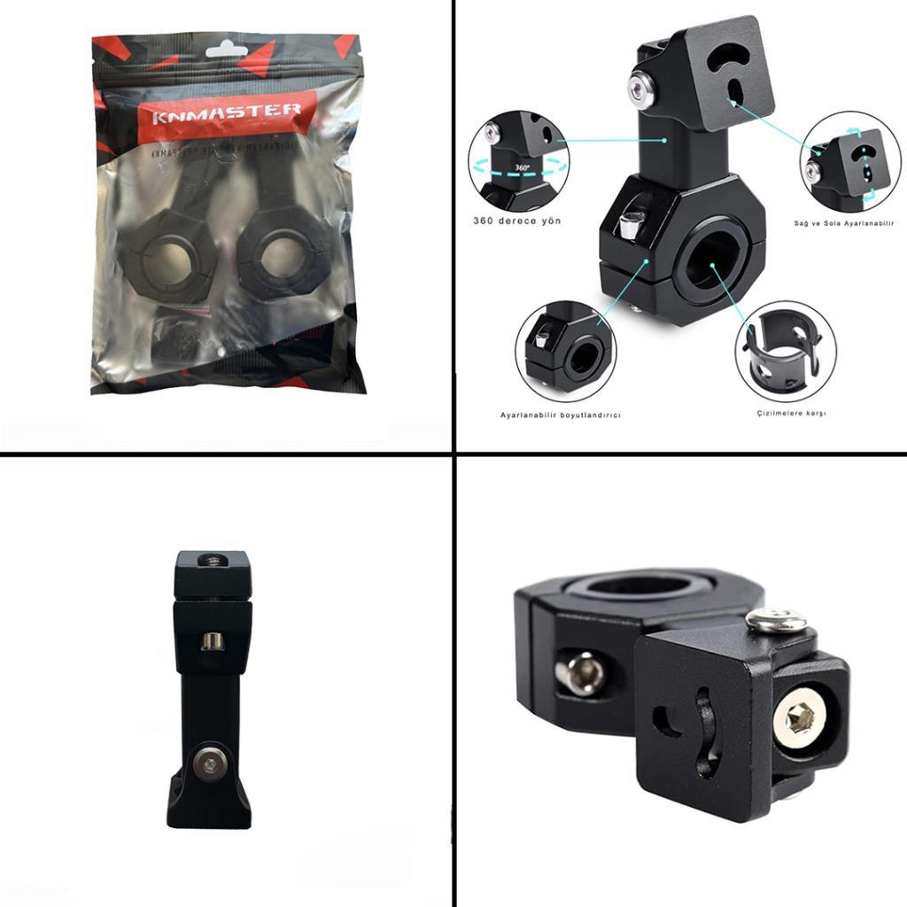 Knmaster motosiklet sis farı bağlantı ayağı - ride4moto KNMASTER Motosiklet Sis Farı Bağlantı Ayağı - Görsel 2