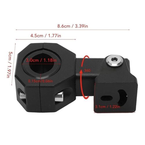 Knmaster motosiklet sis farı bağlantı ayağı - ride4moto KNMASTER Motosiklet Sis Farı Bağlantı Ayağı - Ride4Moto