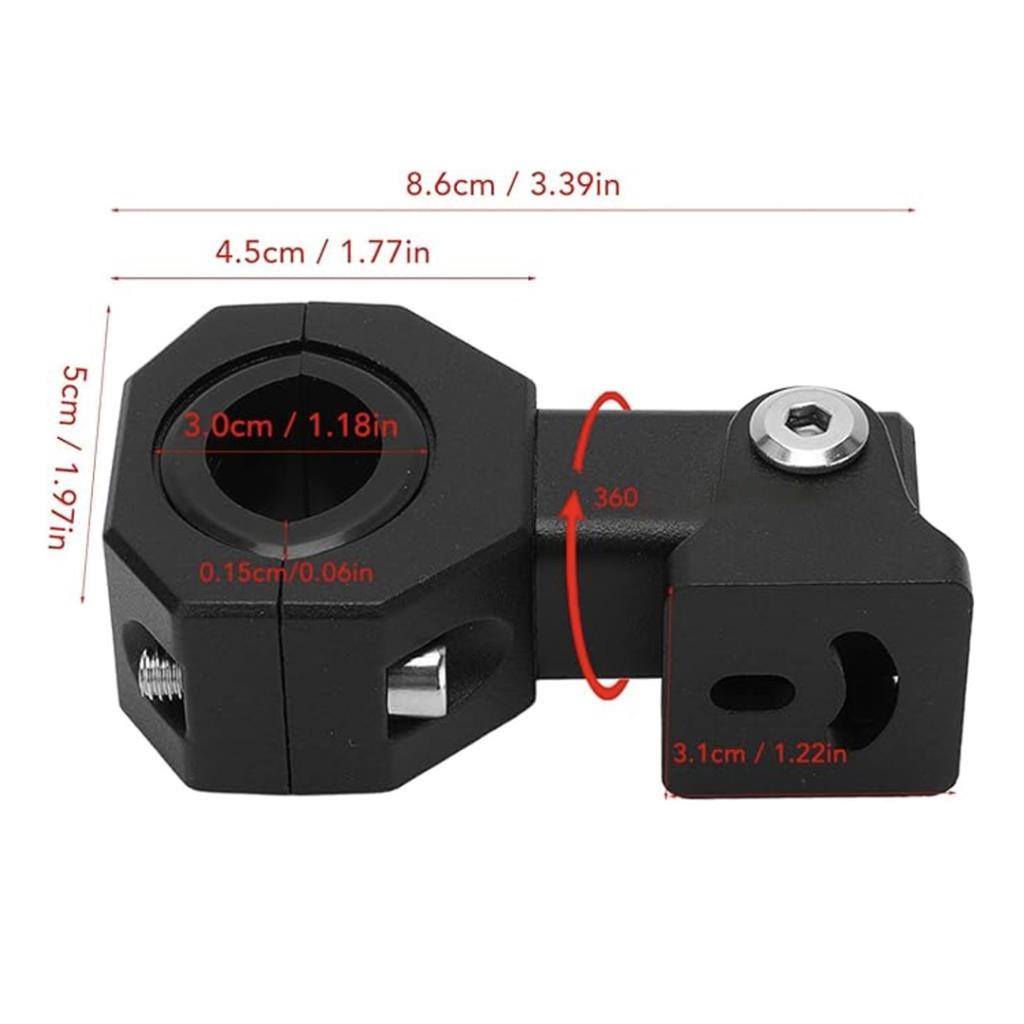 Knmaster motosiklet sis farı bağlantı ayağı - ride4moto KNMASTER Motosiklet Sis Farı Bağlantı Ayağı - Görsel 3
