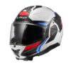 Ls2 advant 2 triple beyaz-mavi-kırmızı-siyah çene açılır kask - ride4moto LS2 Advant 2 Triple Beyaz-Mavi-Kırmızı-Siyah Çene Açılır Kask - Ride4Moto